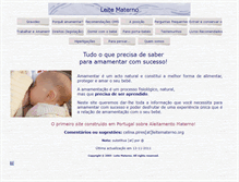 Tablet Screenshot of leitematerno.org